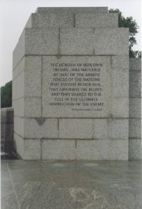 Inscription on block