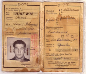 False ID made for T/Sgt Chet Hincewicz, USAAF, of Scranton, PA from Ed Reniere