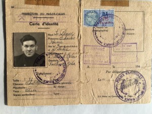 Interior of false ID of Margaret Fricke's father IMG_4589